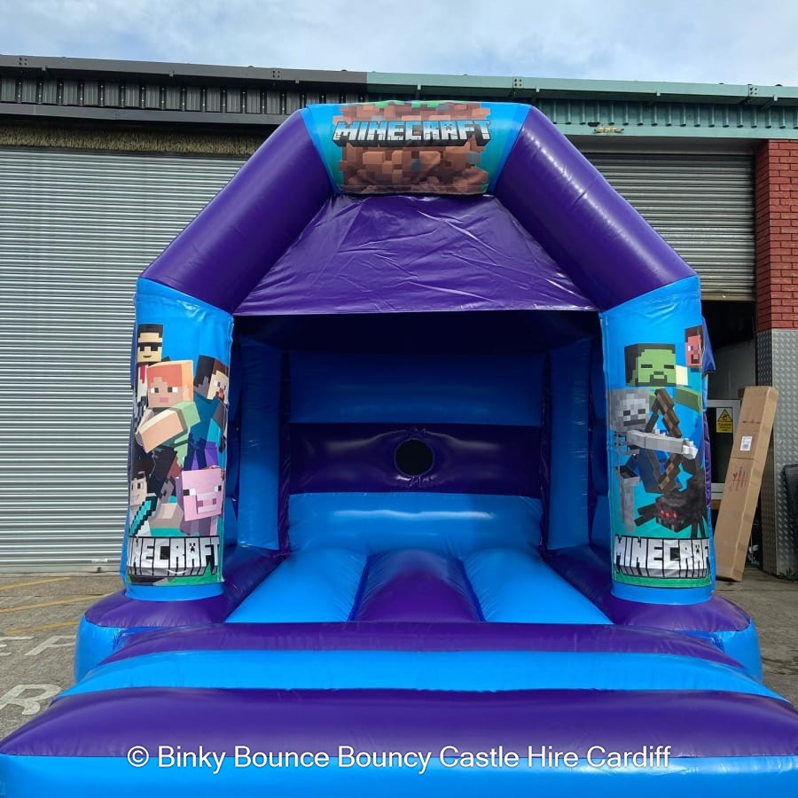 Minecraft Theme Mini Disco Bouncy Castle (Small) - Bouncy Castle Hire ...